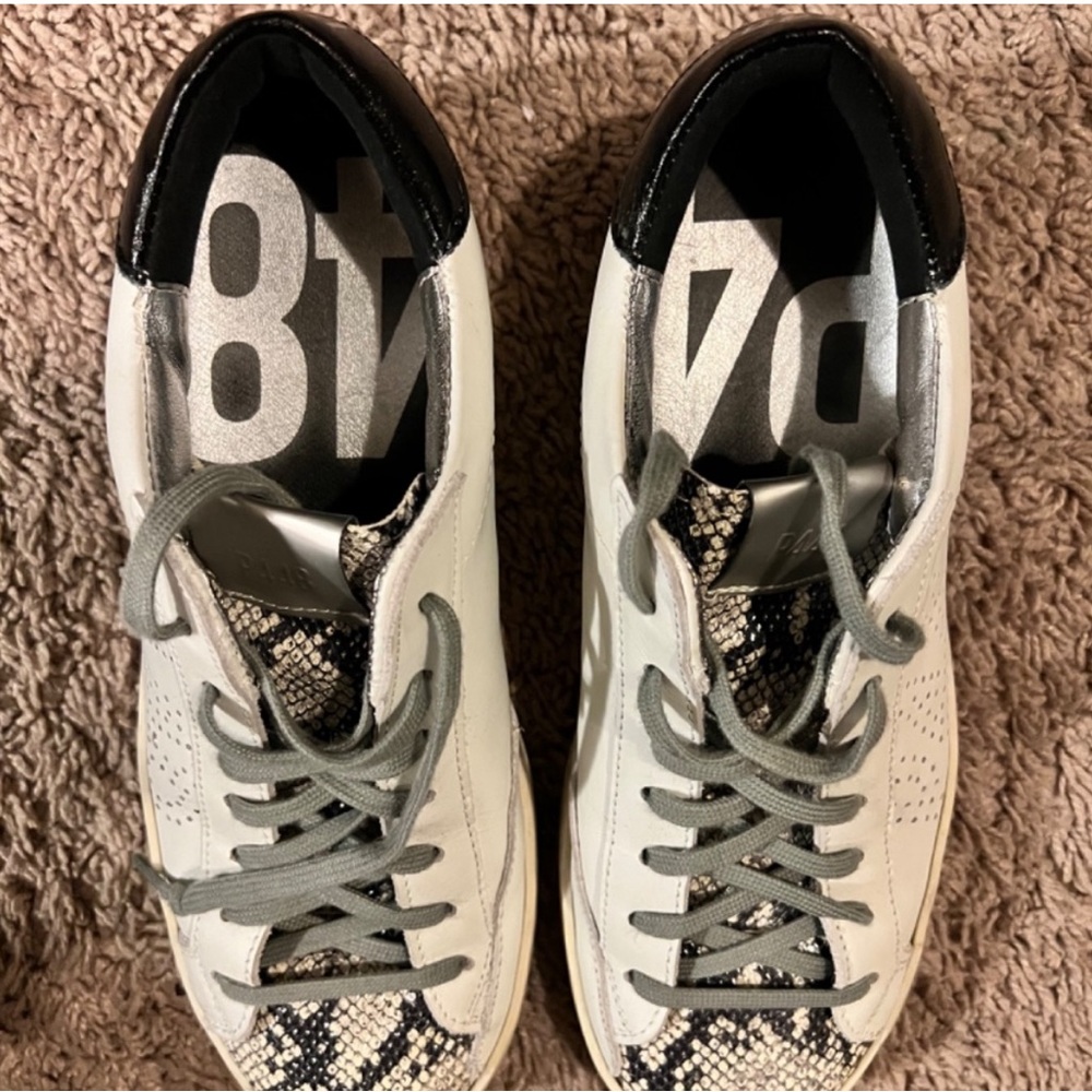Women’s P448 Snake Skin Sneaker Size 8 39